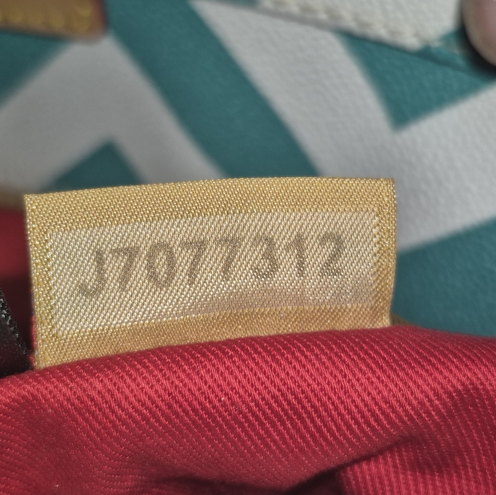 Dooney & Bourke Chevron Tote - Teal and Tan - Picture 16 of 16